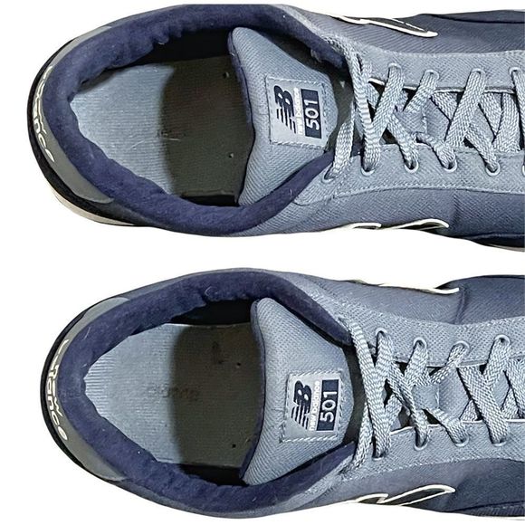 New Balance Mens 501 Modern Classic Sneakers ML501GRA Blue 14 - Picture 6 of 10